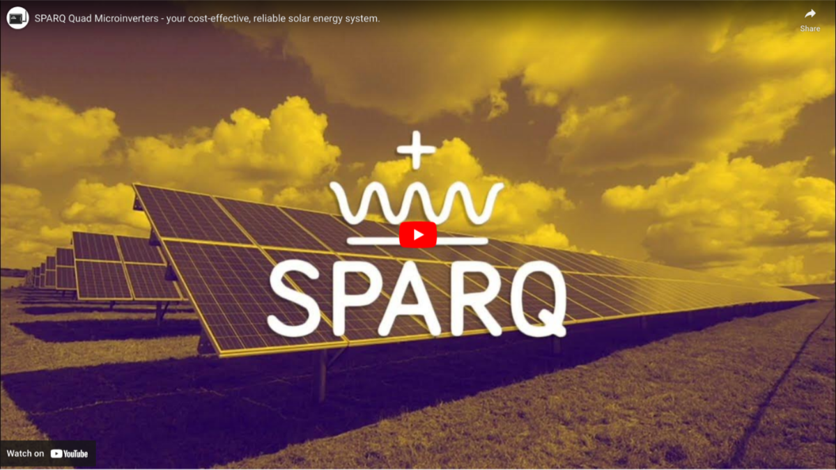 link to SPARQ Quad Microinverters youtube video